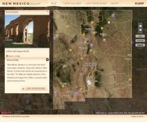 New Mexico Stories interactive map